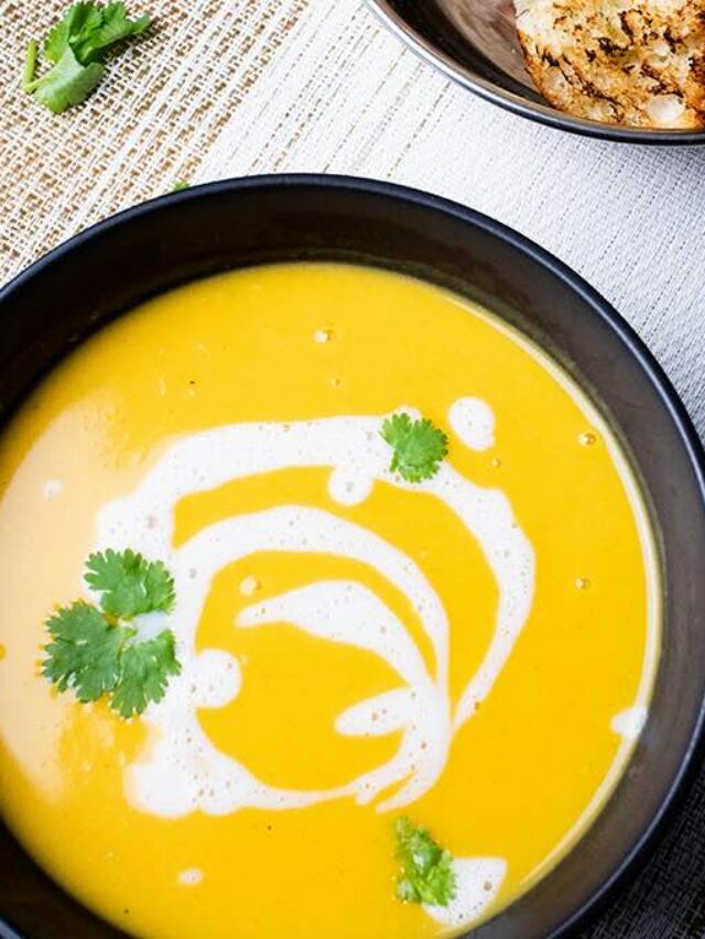Thai-inspired Lemongrass Coconut Pumpkin Soup