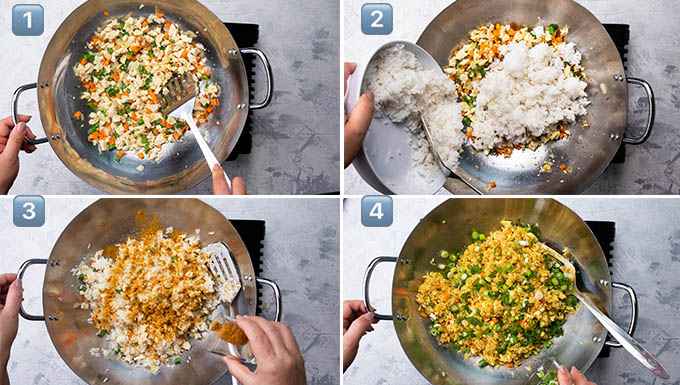 how to cook Vegan Curried Egg Fried Rice