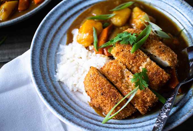 vegan-tofu-katsu-curry(how-to-use-Japanese-curry(how-to-use-Japanese-curry-packet)