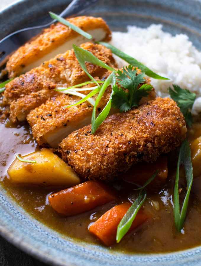 vegan-tofu-katsu-curry(how-to-use-Japanese-curry(how-to-use-Japanese-curry-packet)