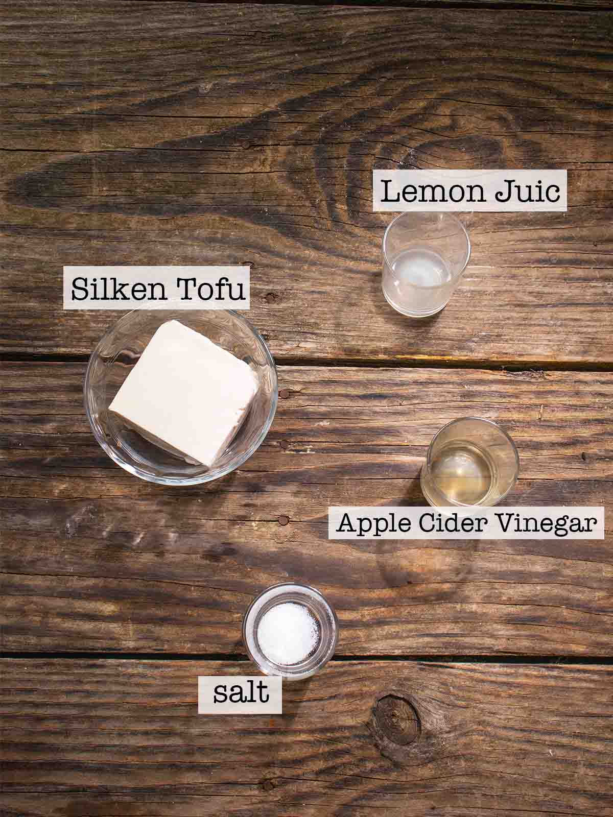 ingredient list for vegan sour cream