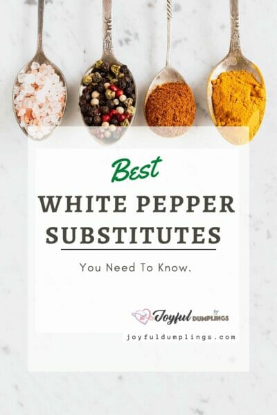 best white pepper substitutes