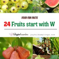 24 fruits start with w