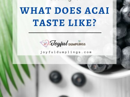 acai taste explained