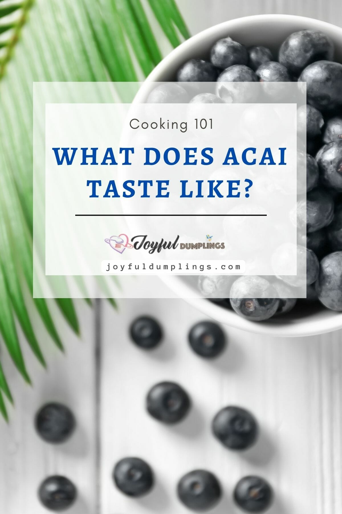 acai taste explained