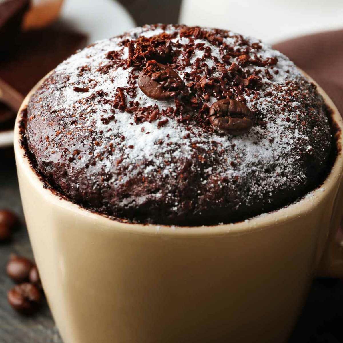 3 Ingredient Chocolate Protein Mug Cake  One Clever Chef