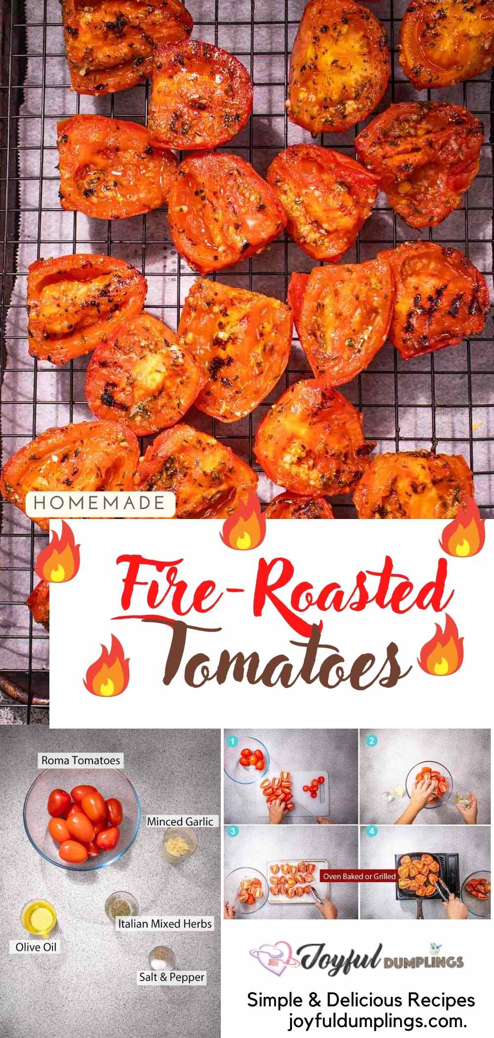 grilled tomatoes in oven