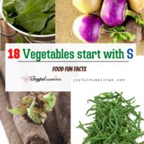 vegetables that start with S