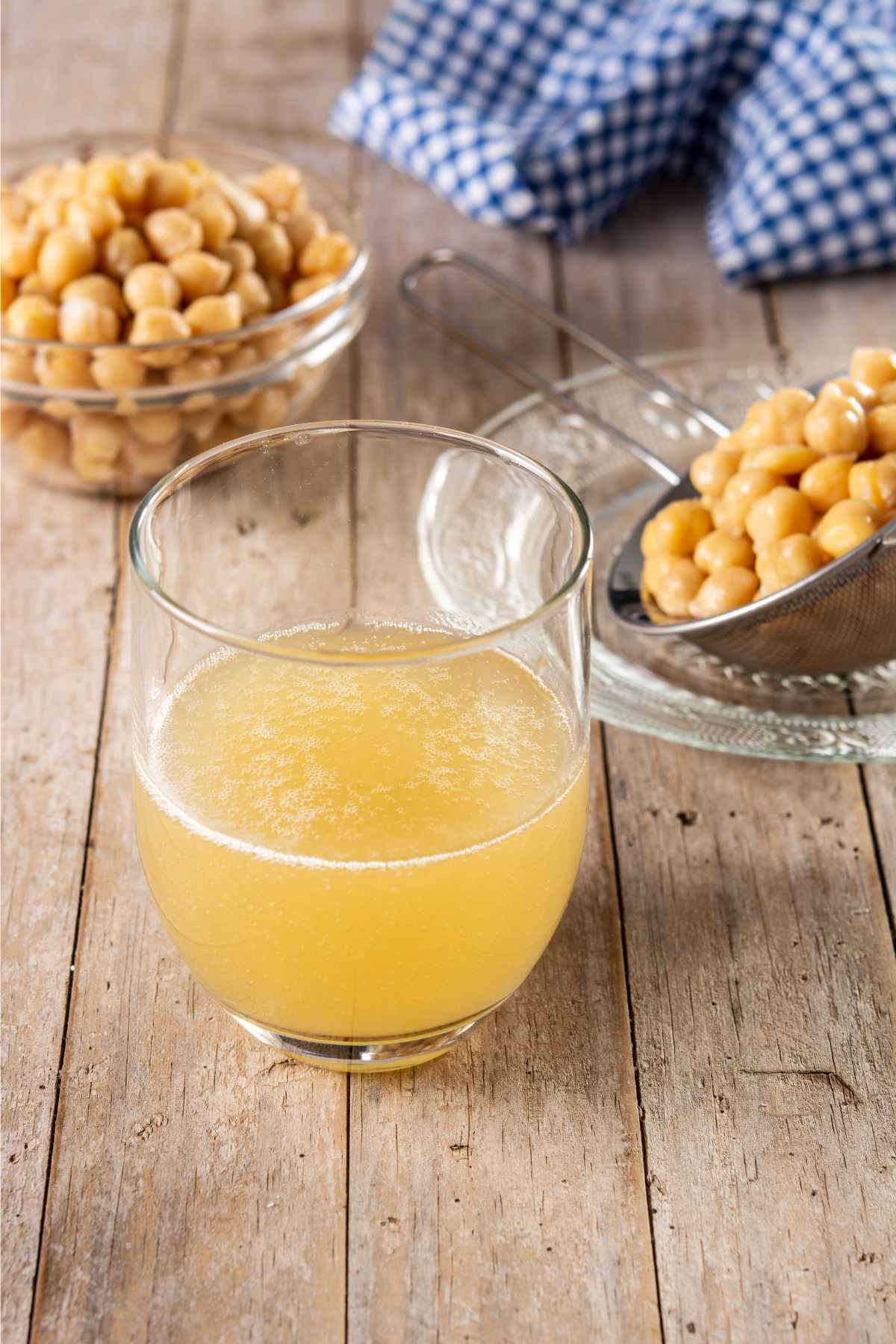 aquafaba from canned chickpeas