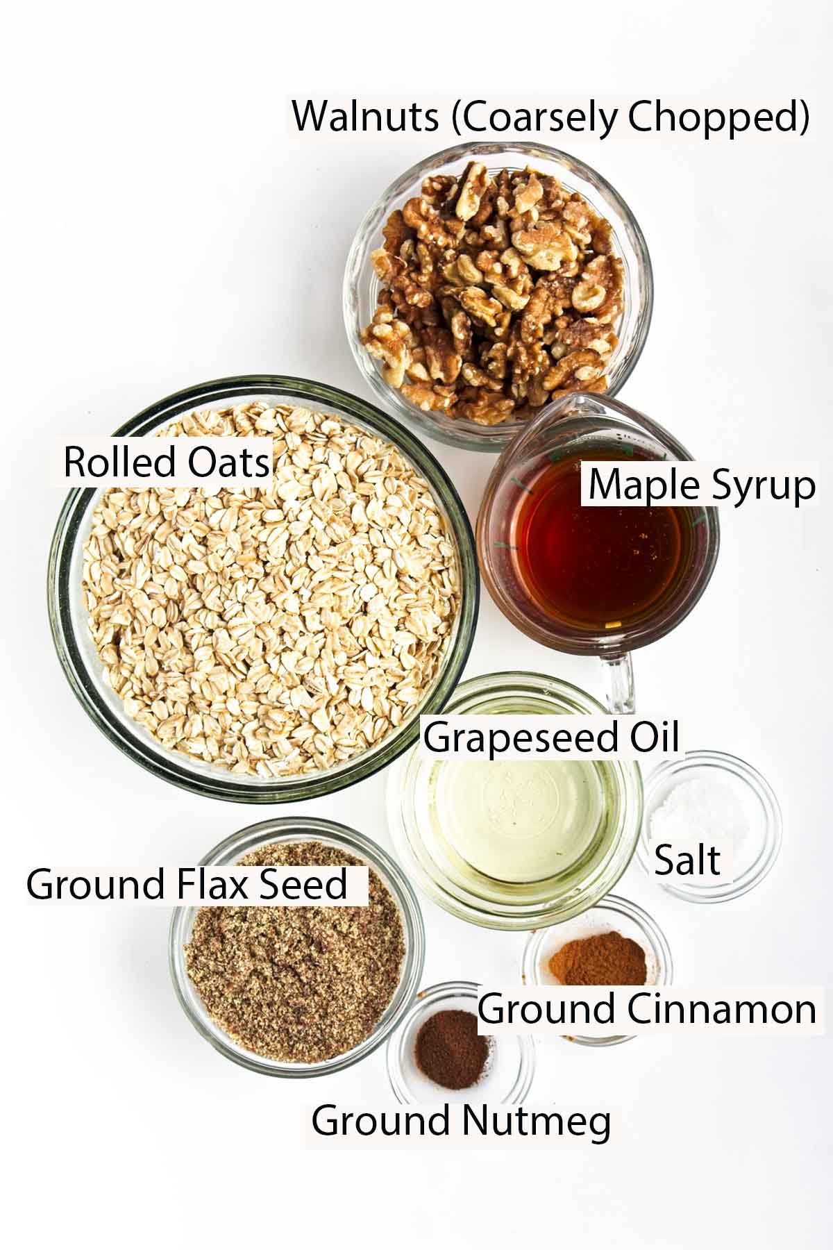 ingredients for granola