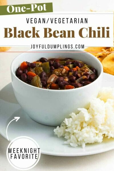 veggie black bean chili