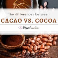 difference between cocoa and cacao