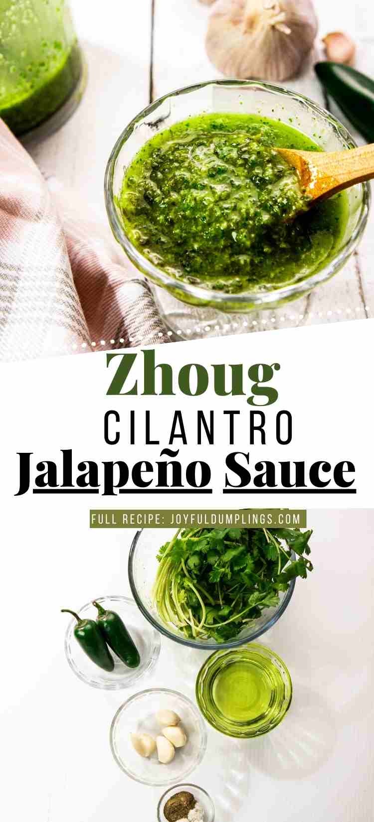 cilantro garlic sauce
