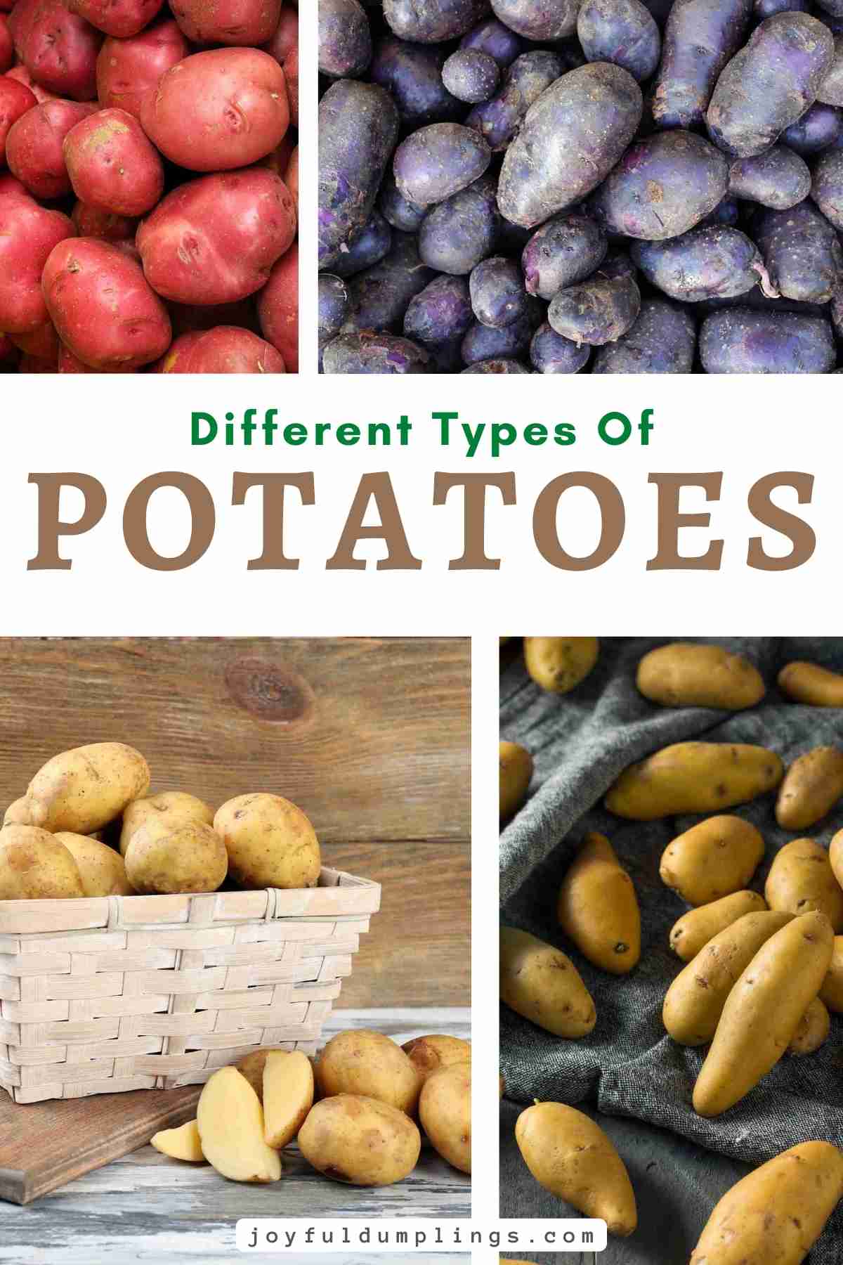 different type of potato