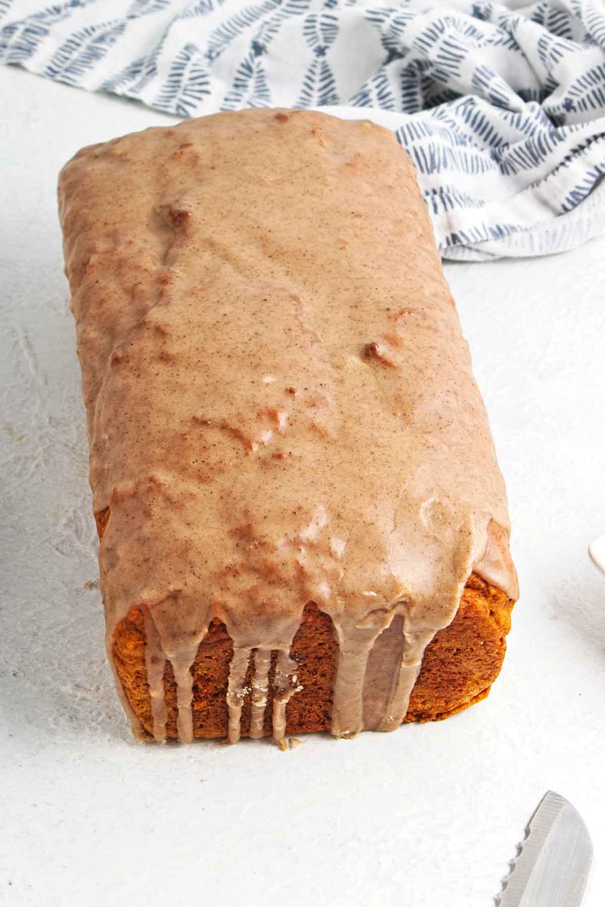 vegan pumpkin loaf cake
