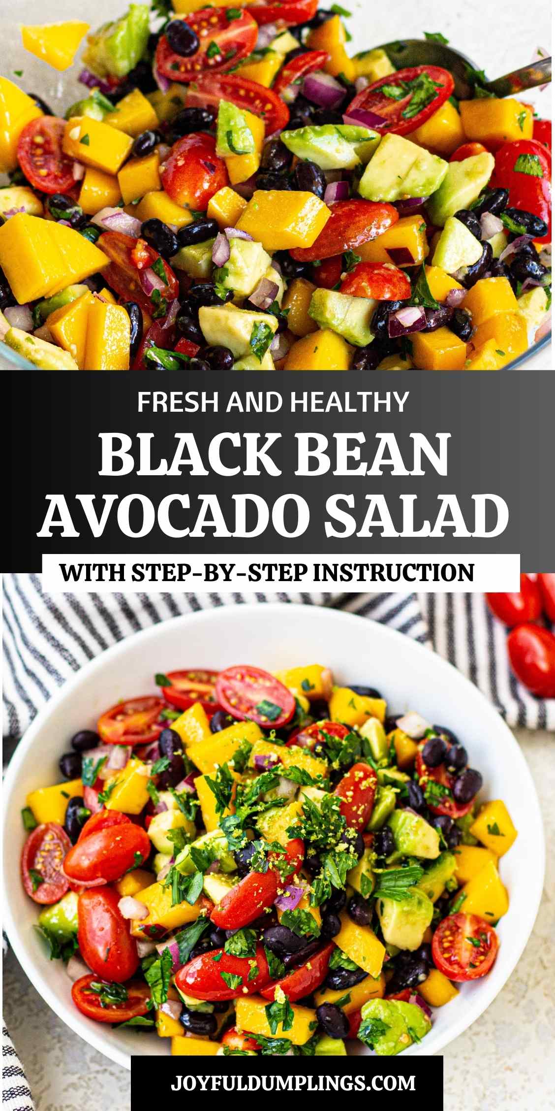 avocado corn and black bean salad