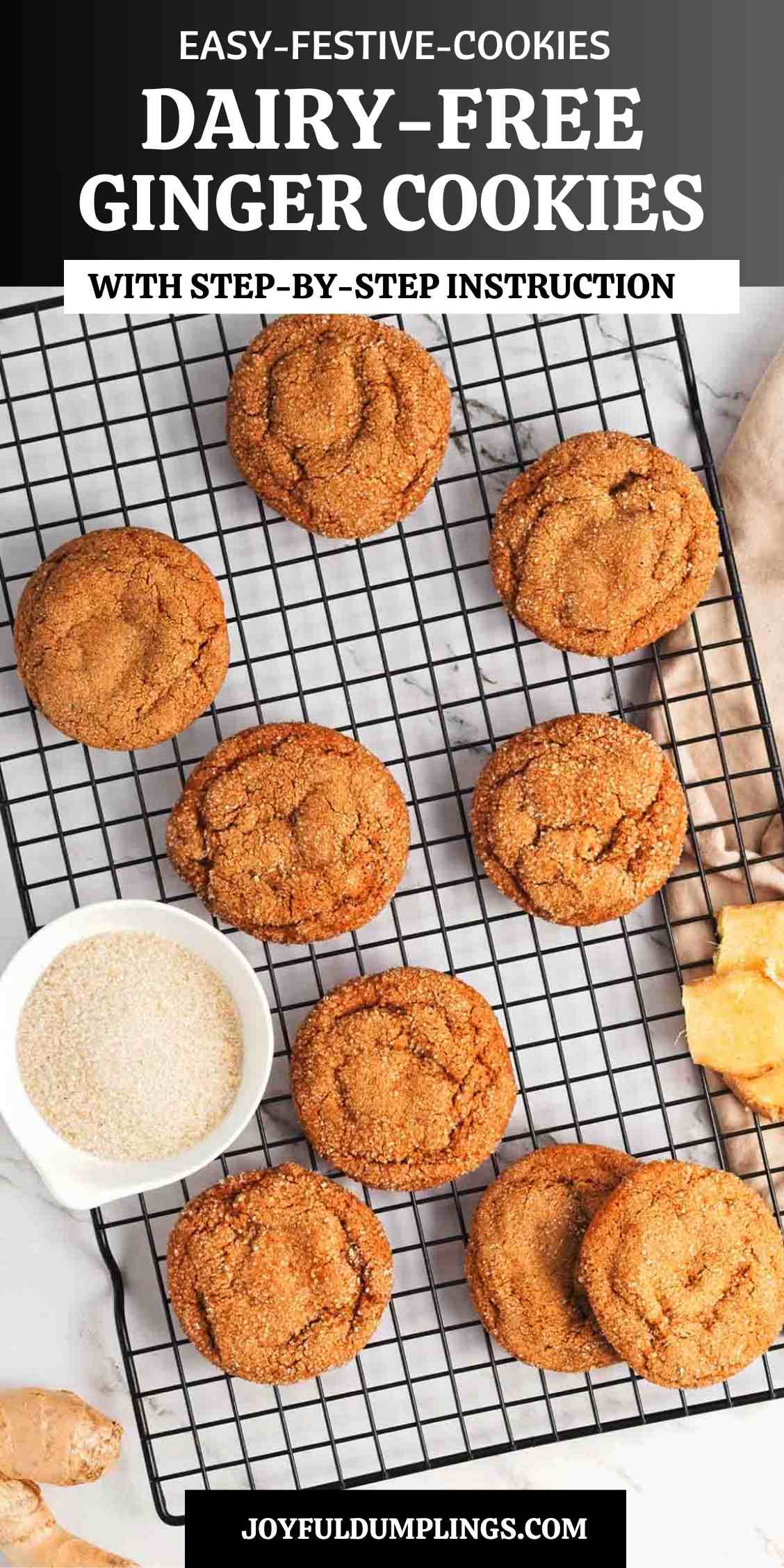 eggless ginger cookies