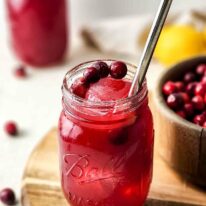 canning homemade cranberry juice