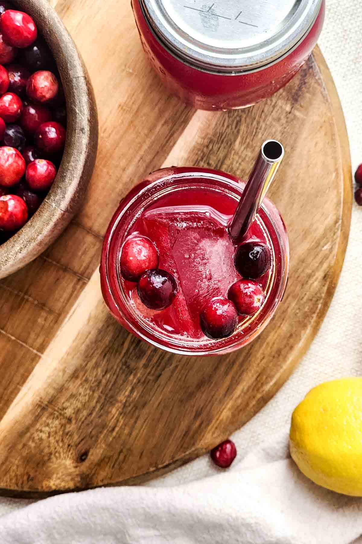 homemade cranberry juice