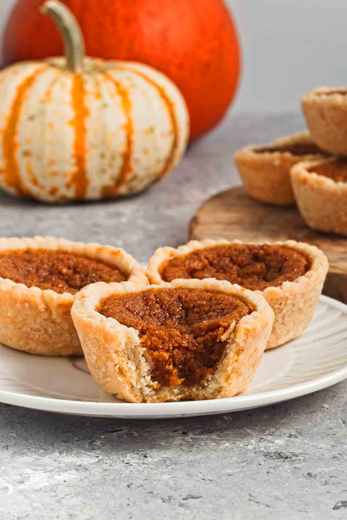 pumpkin pie mini tarts recipe
