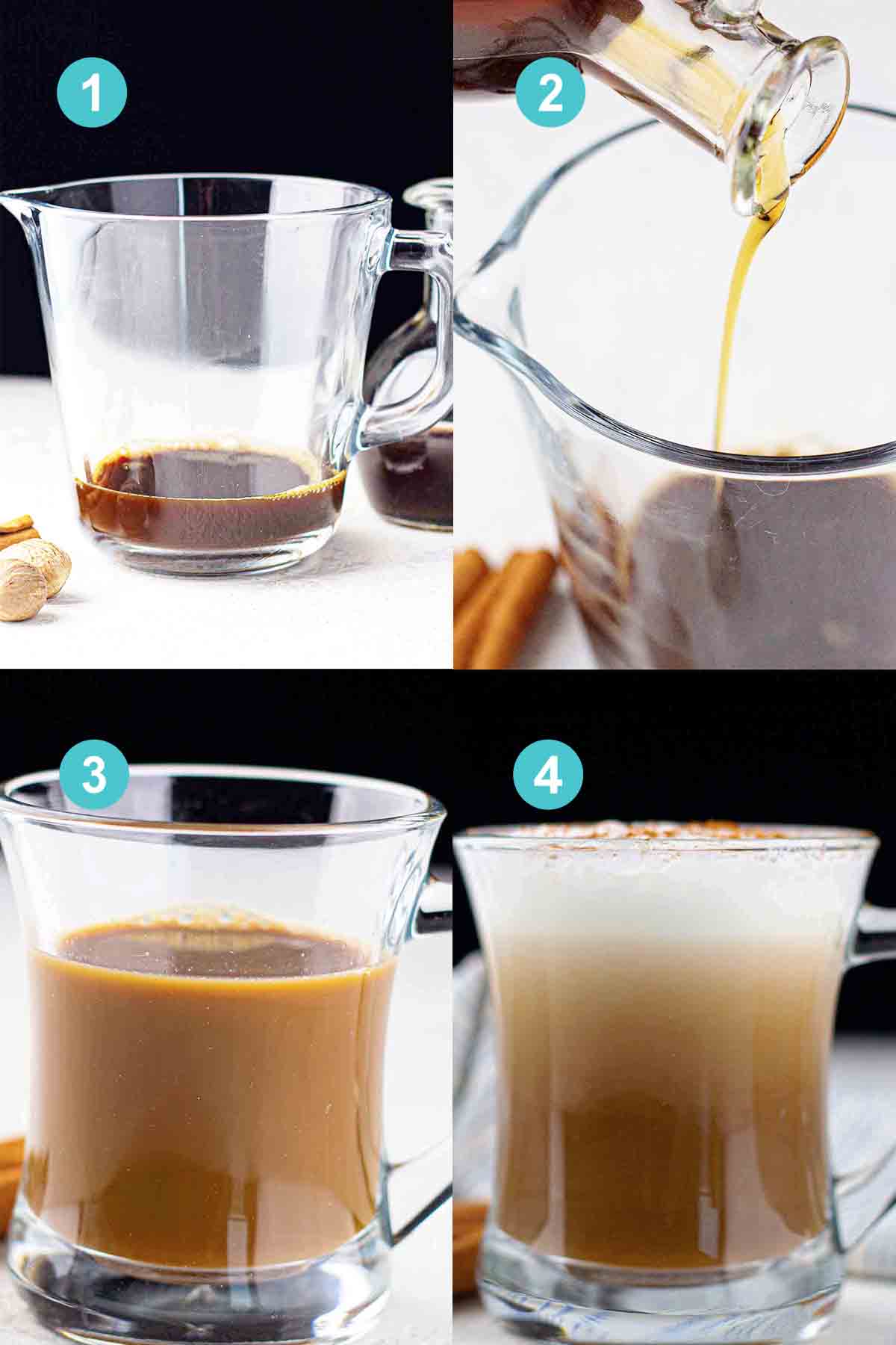 homemade latte