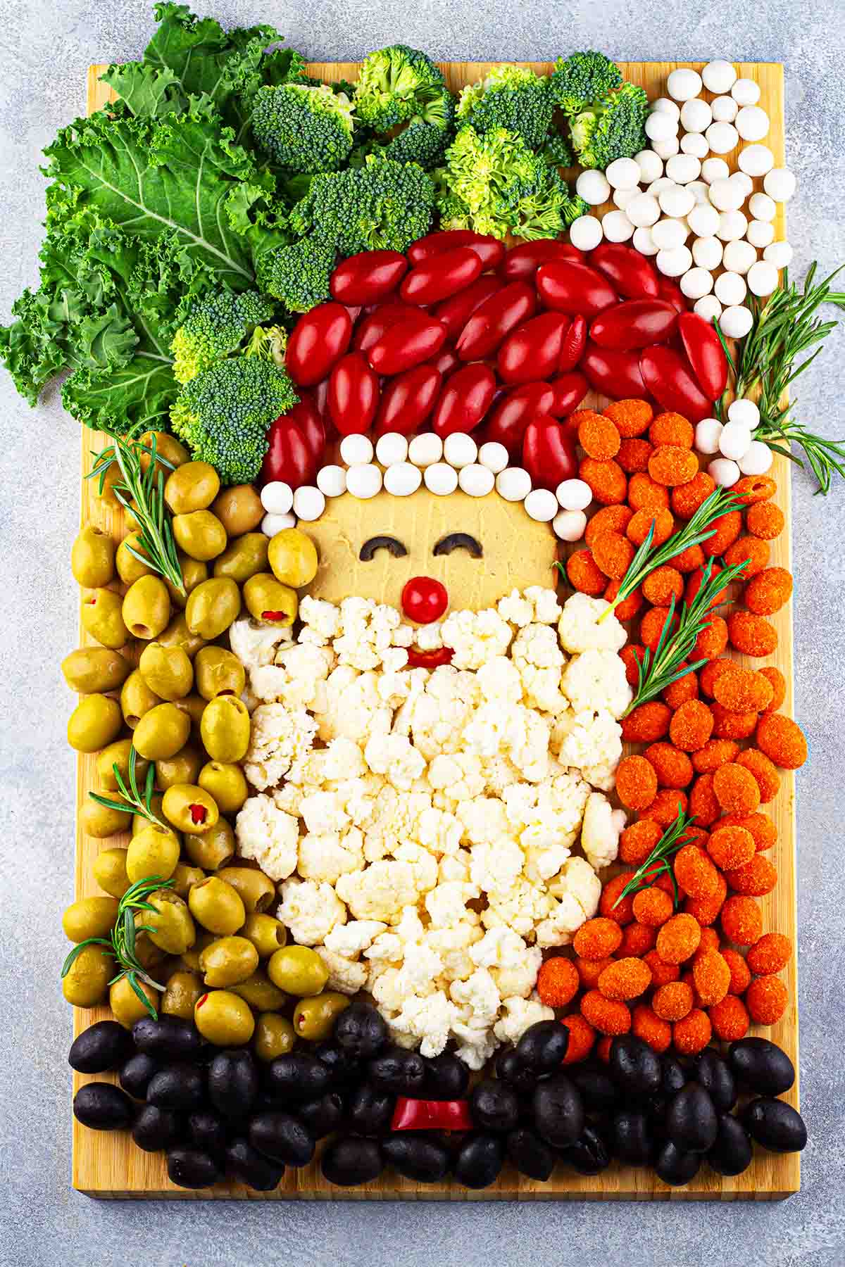 veggie platter for christmas