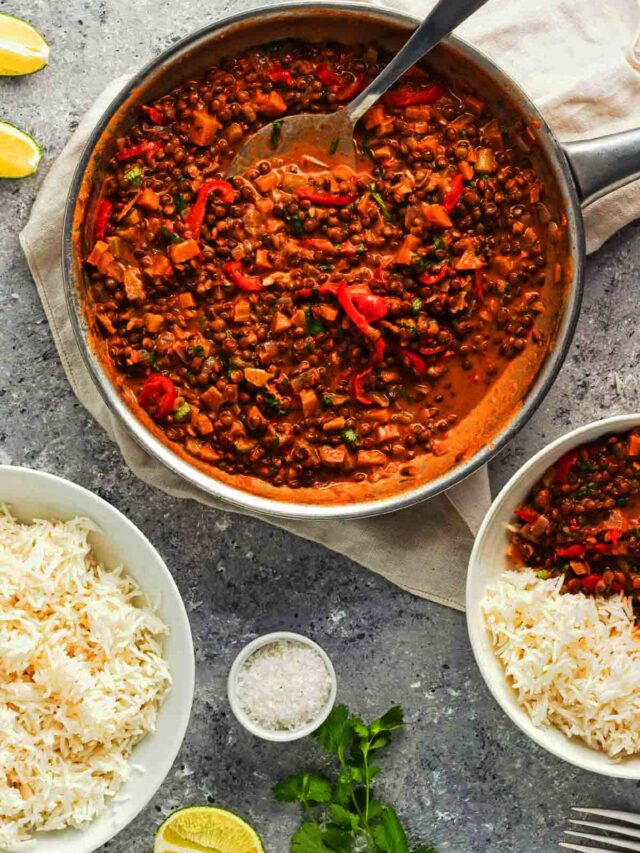 curried red lentils recipe