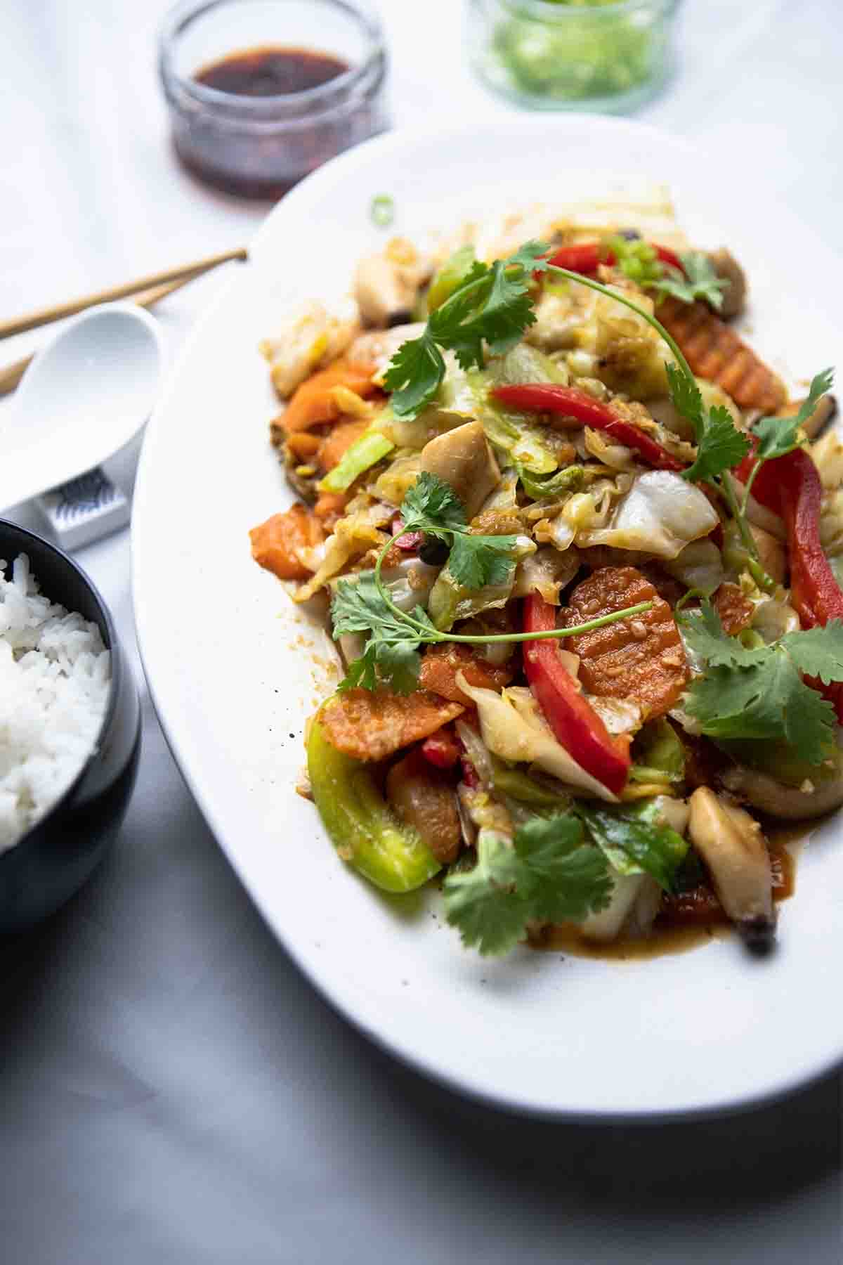 vegetable stir fry asian