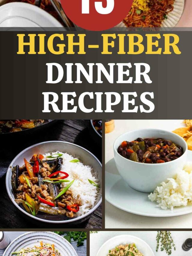 fiber rich meals