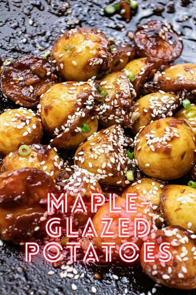 Sticky Maple-glazed Potatoes PIN