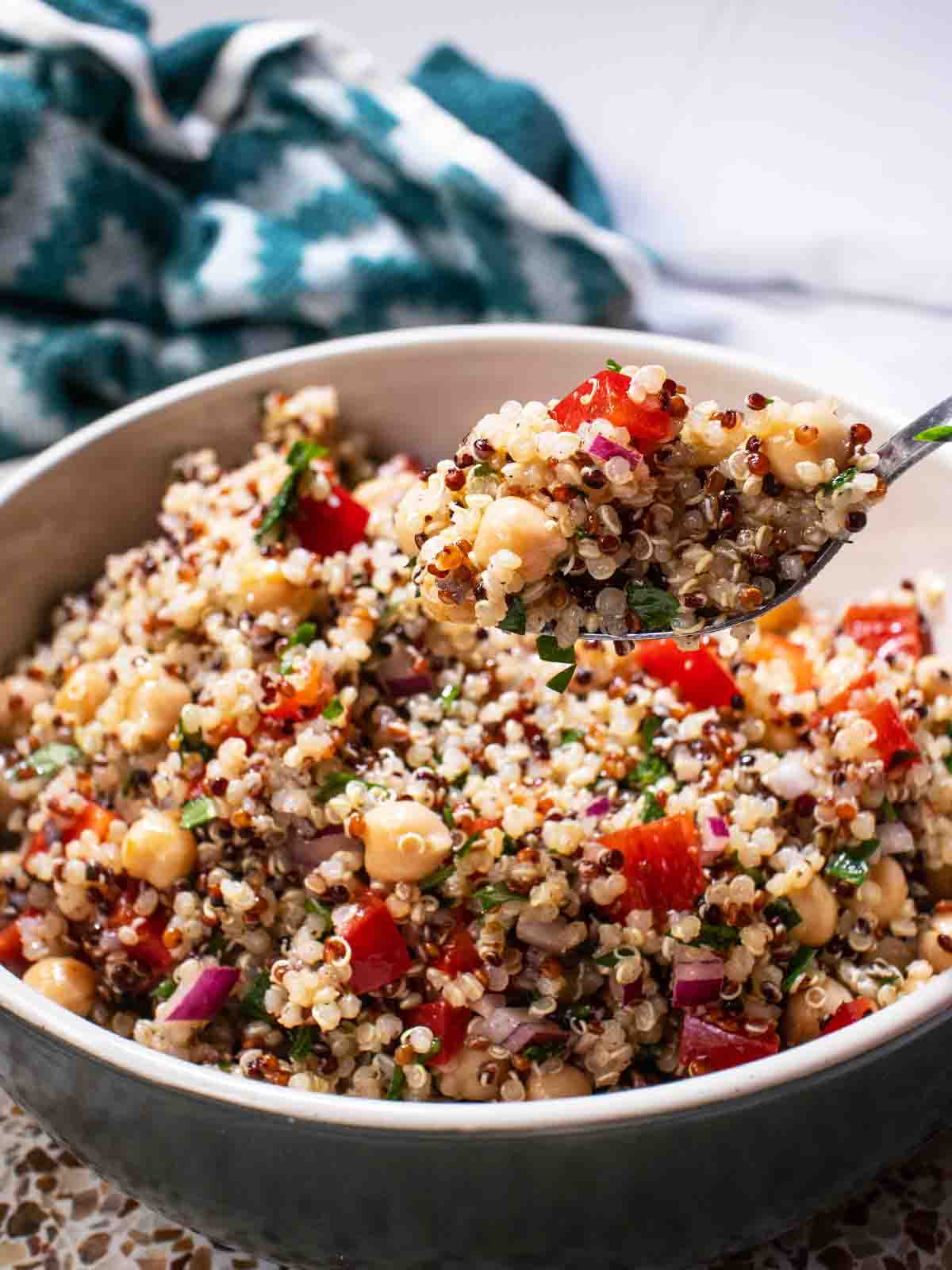 salade de quinoa-pois-chiche