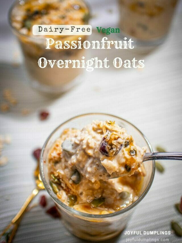 Passionfruit Overnight Oats (Dairy-Free)