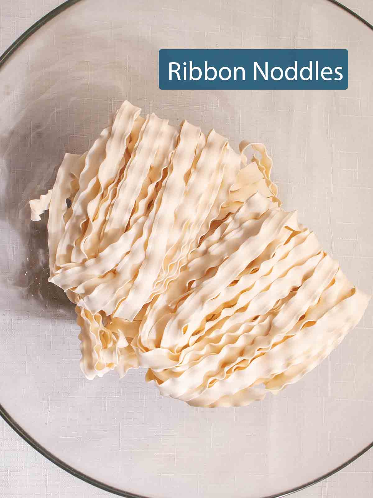 handmade ribbon noodles