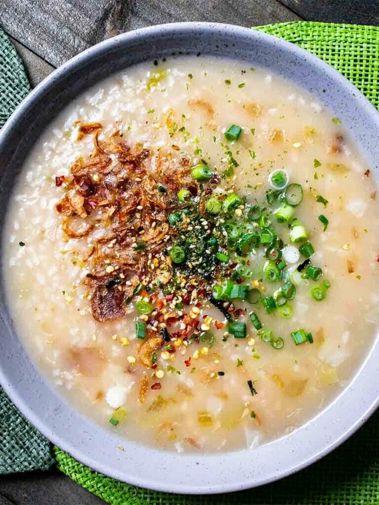 Vegan-congee-rice-porridge-jook